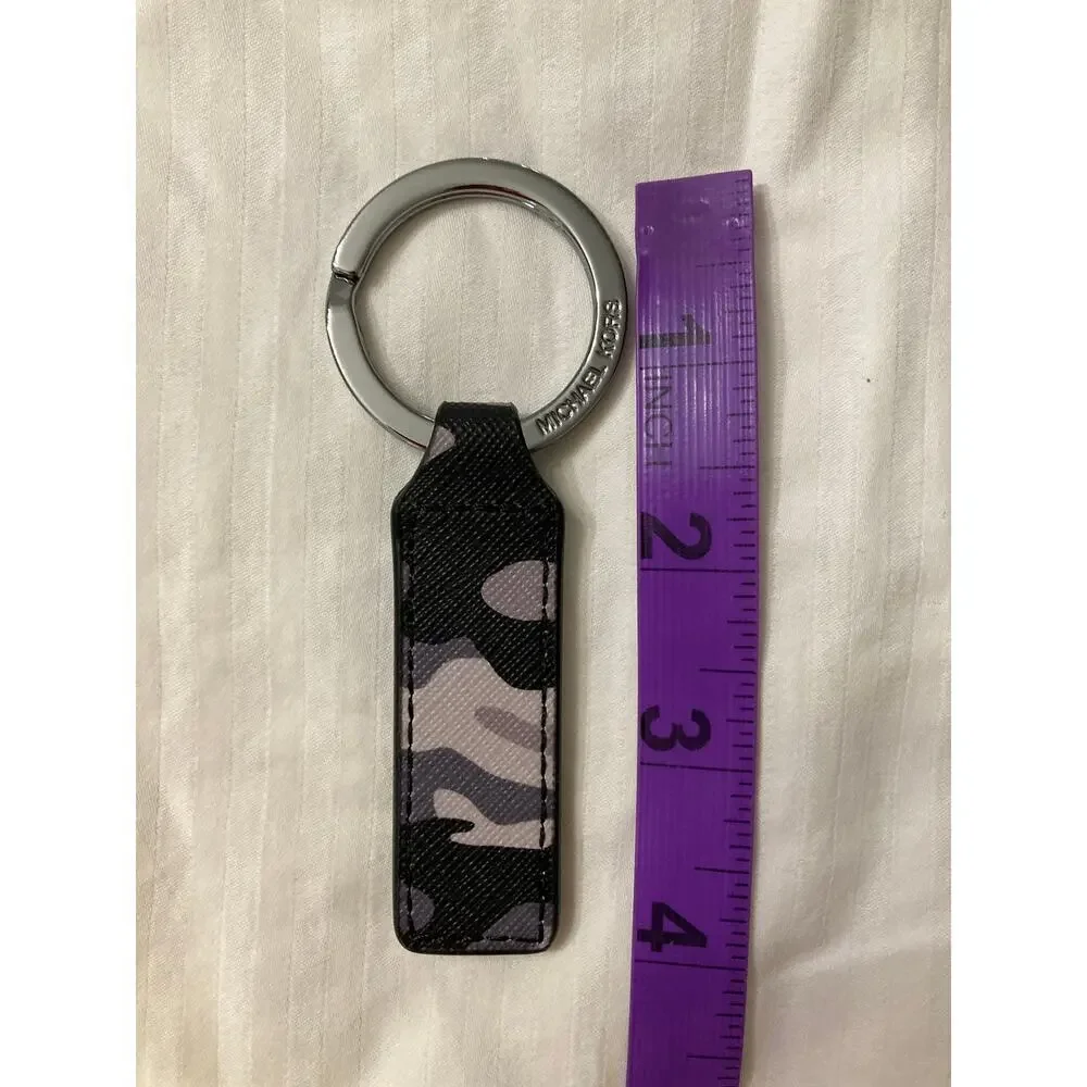 MICHAEL KORS GRAY, TAN, BLACK CAMO KEY CHAIN